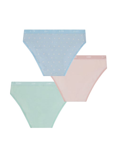 Lot de 3 Culottes fille Pockets Coton - Kiabi
