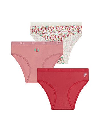 Lot de 3 Culottes fille Pockets Coton