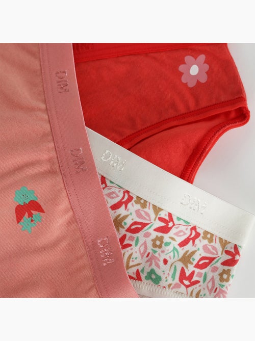 Lot de 3 Culottes fille Pockets Coton - Kiabi