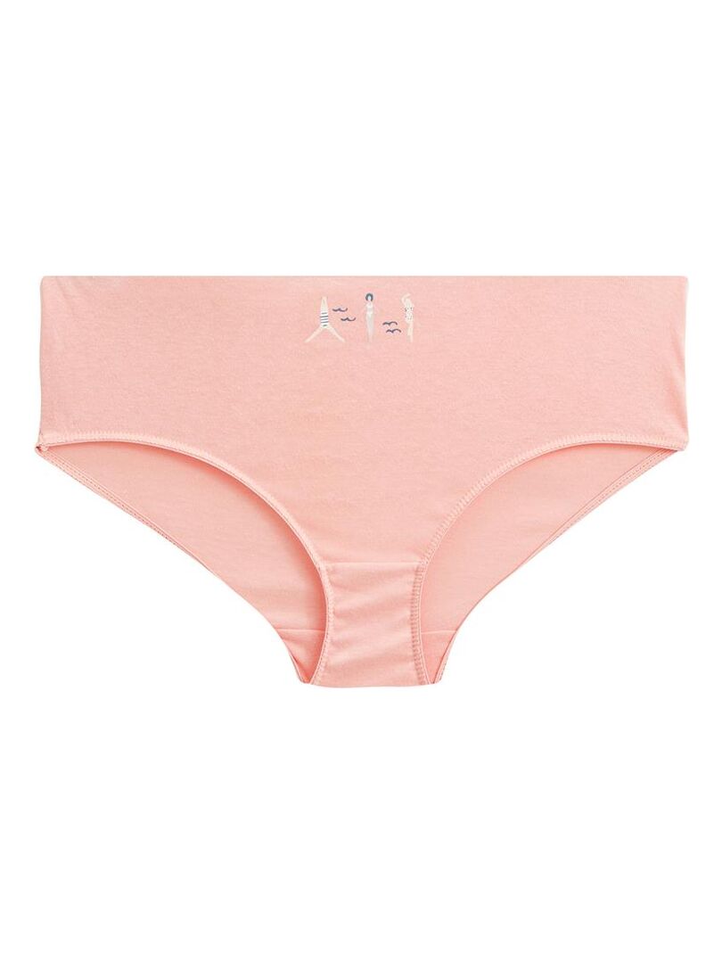 Lot De 3 Culottes Fille 100% Coton Barbie - Taille 4-5 Ans, Motifs Variés, Confortables, Licence Officielle - 9