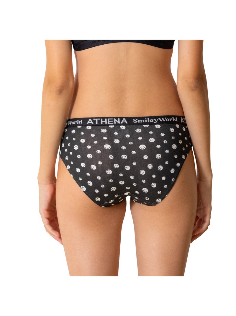 Lot de 3 culottes fille SmileyWorld® I Athena Bleu - Kiabi