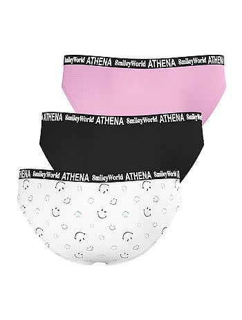 Lot de 3 culottes fille SmileyWorld® I Athena