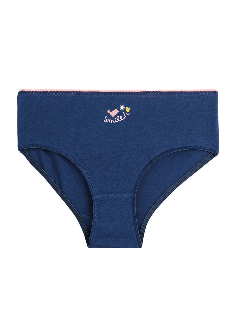 Lot de 3 culottes fille Tatiana Bleu - Kiabi