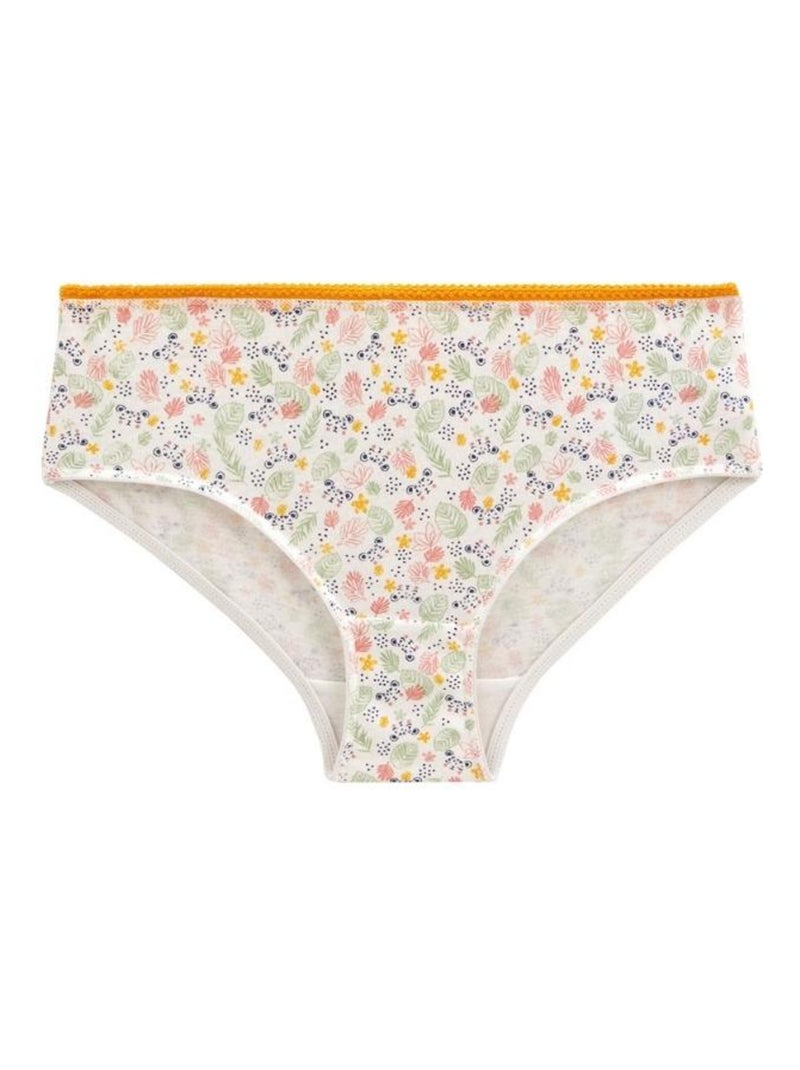 Lot de 3 culottes fille Vijungle Jaune - Kiabi