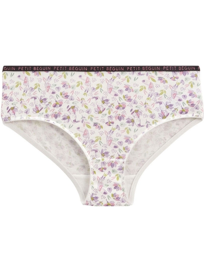 Lot De 3 Culottes Fille 100% Coton Barbie - Taille 4-5 Ans, Motifs Variés, Confortables, Licence Officielle - 5