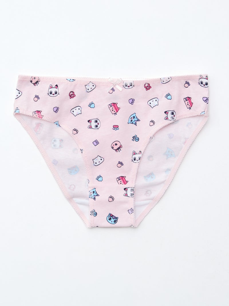 Lot de 3 culottes 'Gabby et la maison magique' en coton Blanc - Kiabi