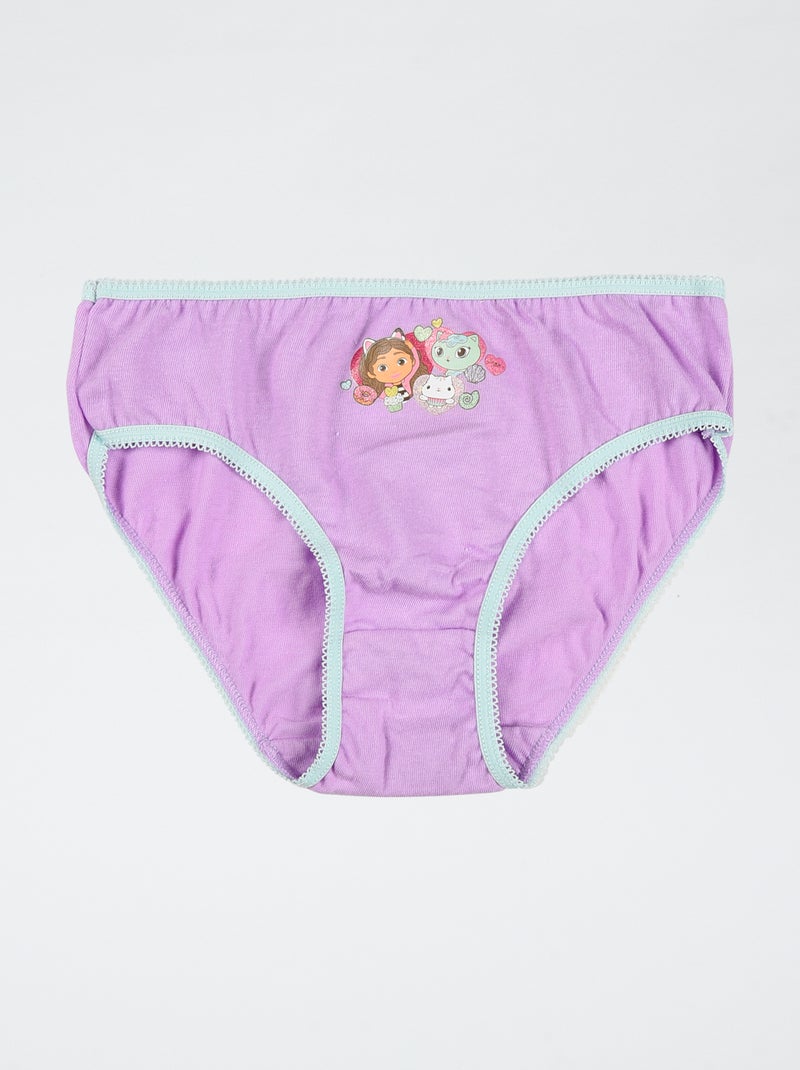 Lot de 3 culottes 'Gabby et la maison magique' Rose - Kiabi