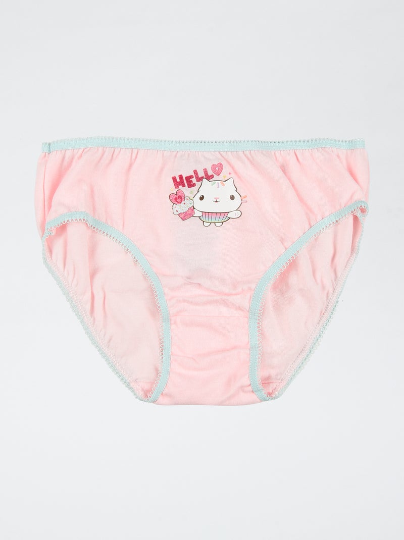 Lot de 3 culottes 'Gabby et la maison magique' Rose - Kiabi