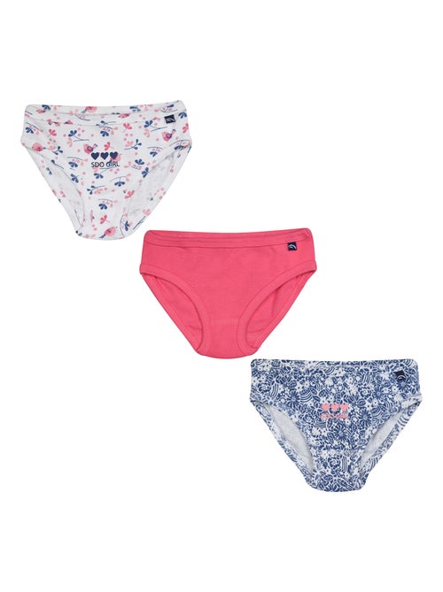 LOT DE 3 CULOTTES HELEA ENFANT - Kiabi