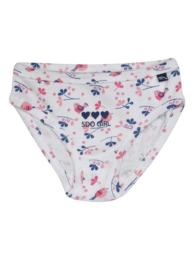 LOT DE 3 CULOTTES HELEA ENFANT Rose - Kiabi