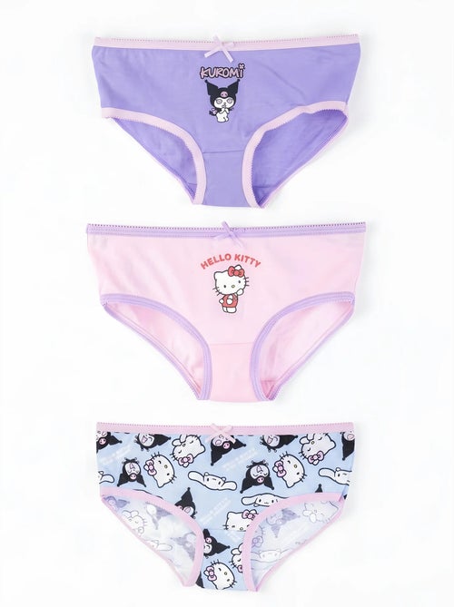 Lot de 3 culottes hello kitty sanrio - Kiabi Lot de 3 culottes hello kitty sanrio - Kiabi