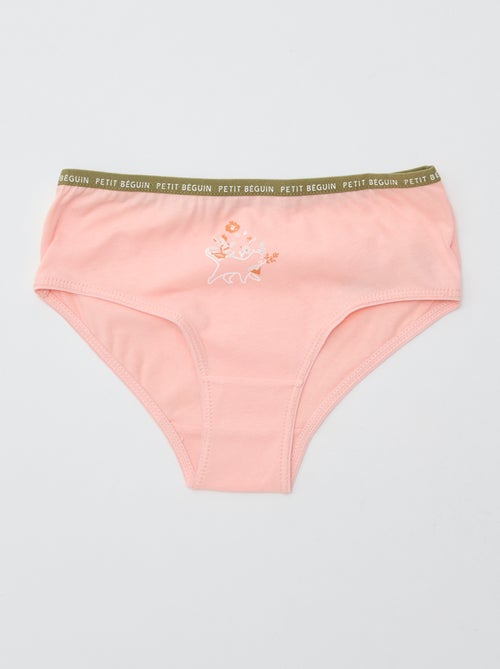 Lot de 3 culottes imprimé 'Petit Béguin' - Kiabi