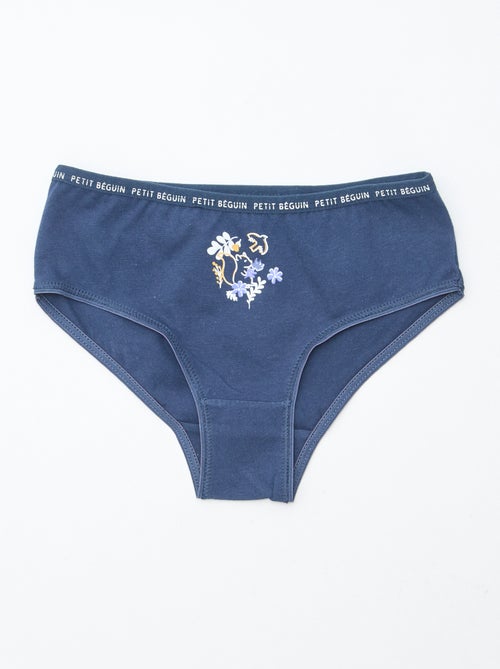 Lot de 3 culottes imprimé 'Petit Béguin' - Kiabi