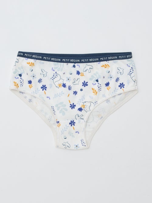 Lot de 3 culottes imprimé 'Petit Béguin' - Kiabi