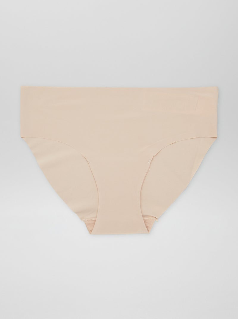 Lot de 3 culottes invisible Marron/beige - Kiabi