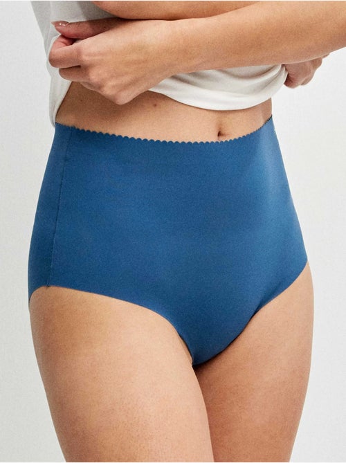 Lot de 3 culottes invisibles sans coutures en microfibre - Kiabi