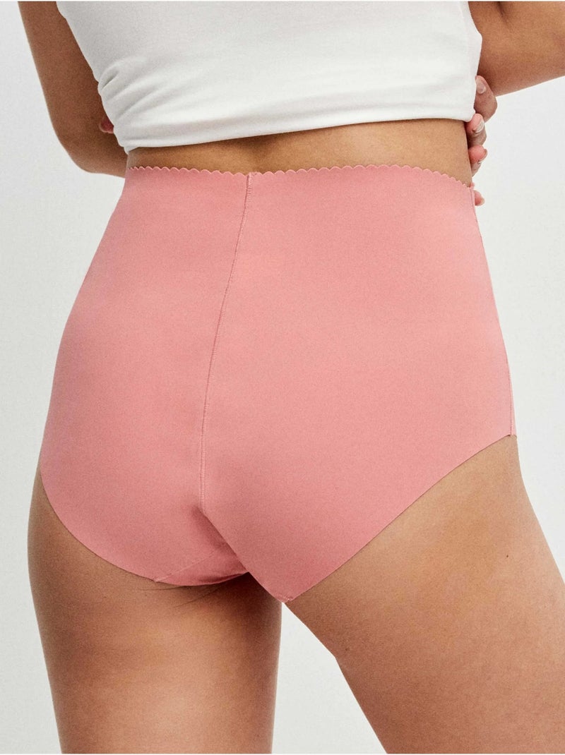 Lot de 3 culottes invisibles sans coutures en microfibre Multicolore - Kiabi