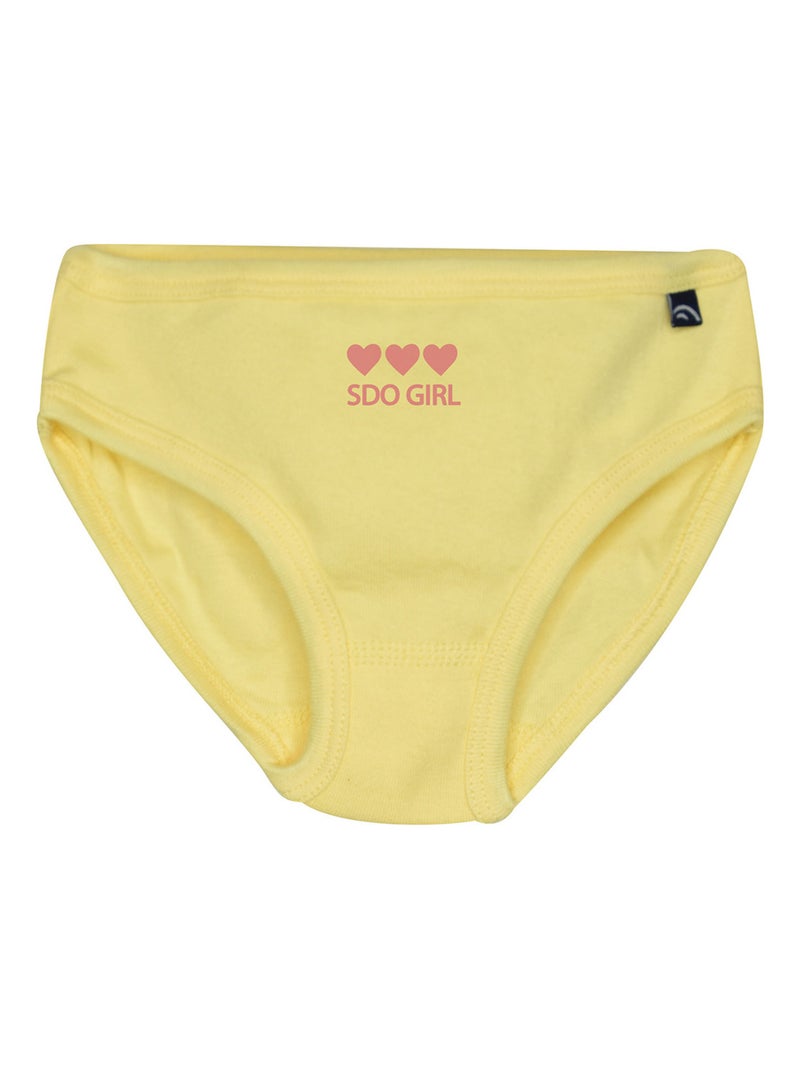 LOT DE 3 CULOTTES JAMIE ENFANT Jaune - Kiabi