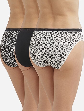 Lot de 3 Slips Coton Les Pockets Coton