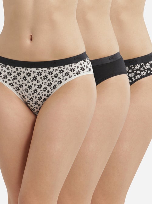 Lot de 3 Culottes Les Pockets Coton - Kiabi