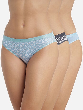 Lot de 3 Slips Coton Les Pockets Coton