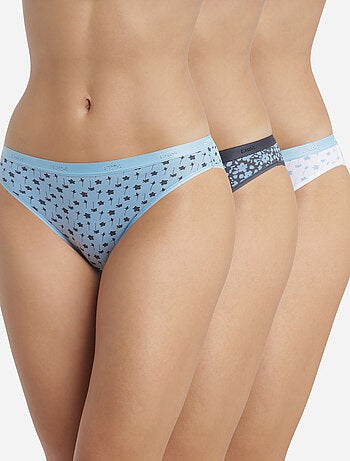 Lot de 3 Slips Coton Les Pockets Coton