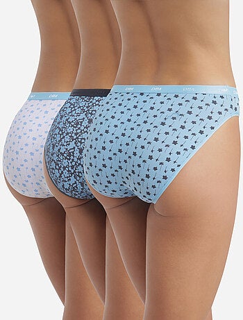 Lot de 3 Slips Coton Les Pockets Coton