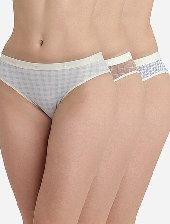 Lot de 3 Slips Coton Les Pockets Coton