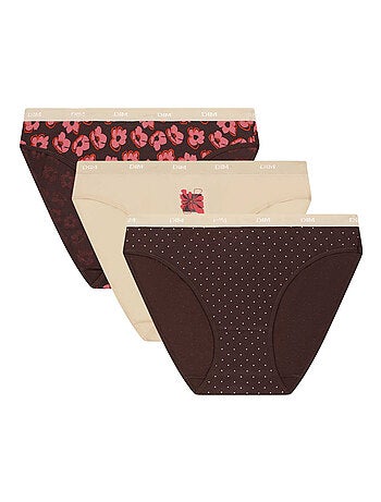 Lot de 3 Slips Coton Les Pockets Coton