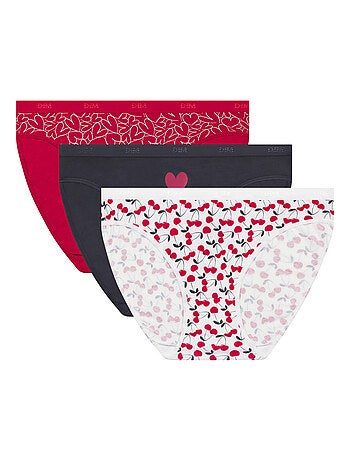 Lot de 3 Slips Coton Les Pockets Coton