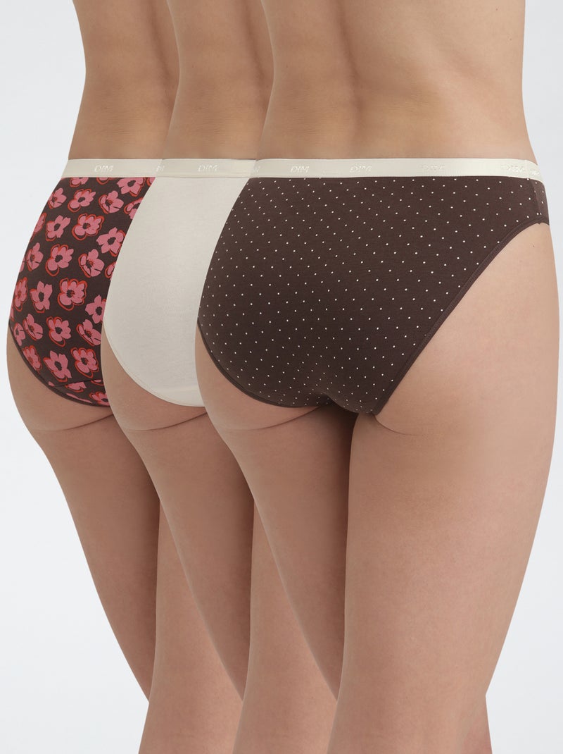 Lot de 3 culottes Les Pockets de 'DIM' Blanc - Kiabi