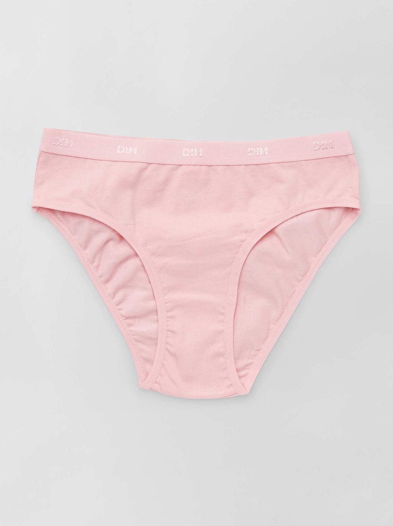 Lot de 3 culottes 'Les Pockets' 'DIM' rose - Kiabi