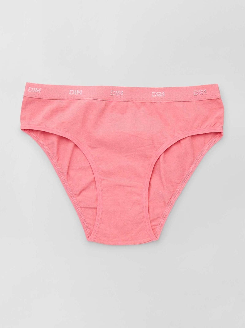 Lot de 3 culottes 'Les Pockets' 'DIM' rose - Kiabi