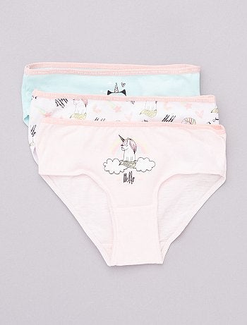 Lot de 3 culottes ‘licorne’ ‘Petit Béguin’