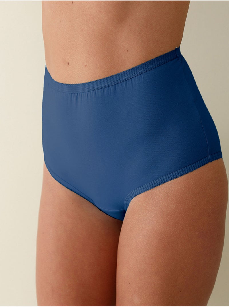 Lot de 3 culottes maxi - DAXON Bleu Bleu - Kiabi
