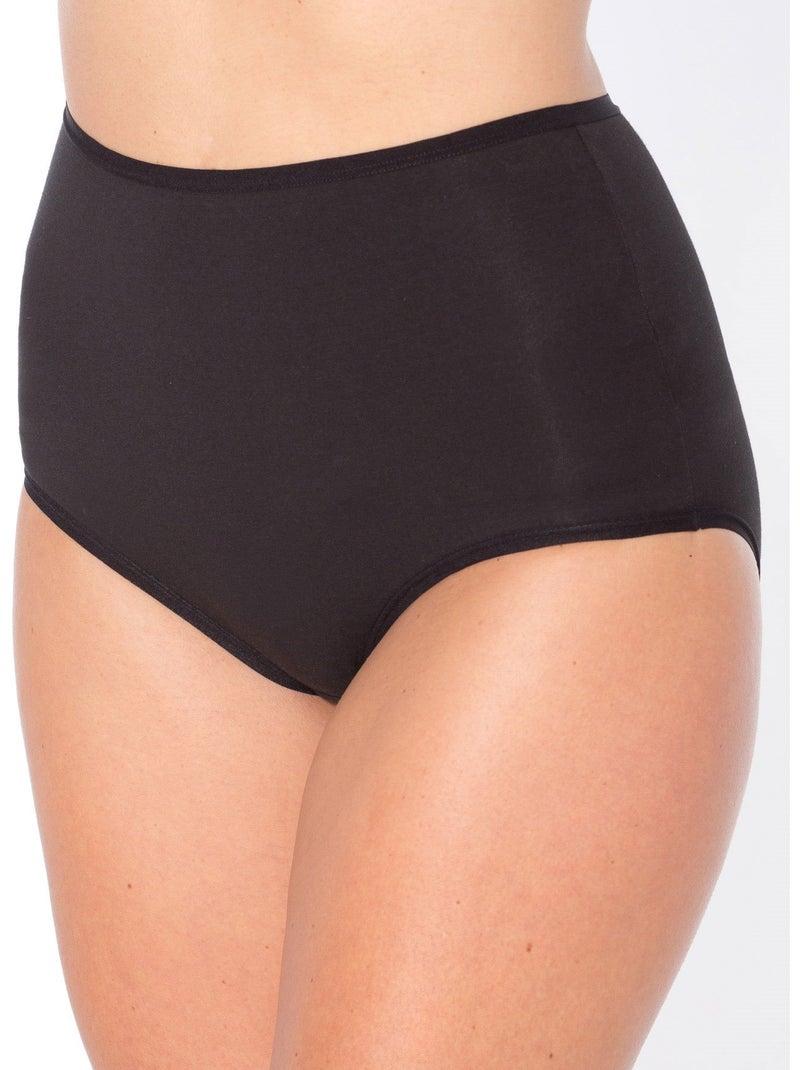 Lot de 3 culottes maxi - DAXON Noir Noir - Kiabi