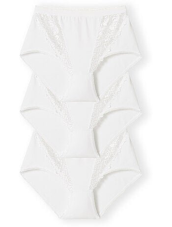 Lot de 3 culottes maxi assorties - damart