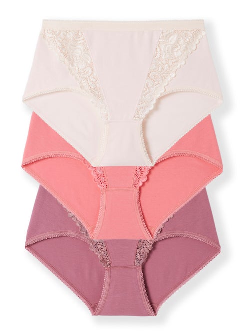 Lot de 3 culottes maxi assorties - Damart - Kiabi