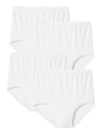 Lot de 3 culottes maxi coton stretch + 1 GRATUITE. - Damart