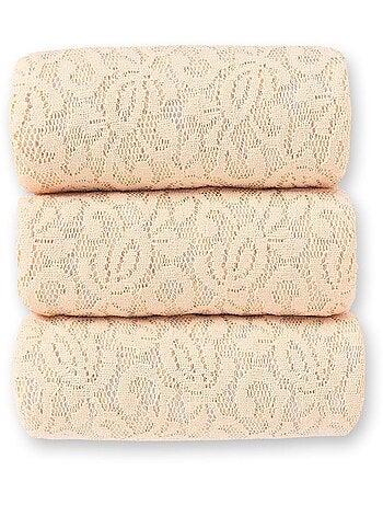 Lot de 3 culottes maxi maille dentelle - DAXON