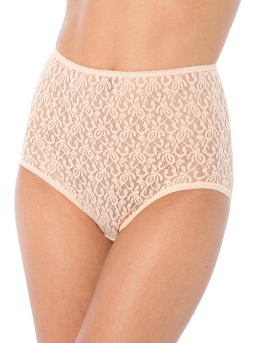 Lot de 3 culottes maxi maille dentelle - DAXON - Kiabi