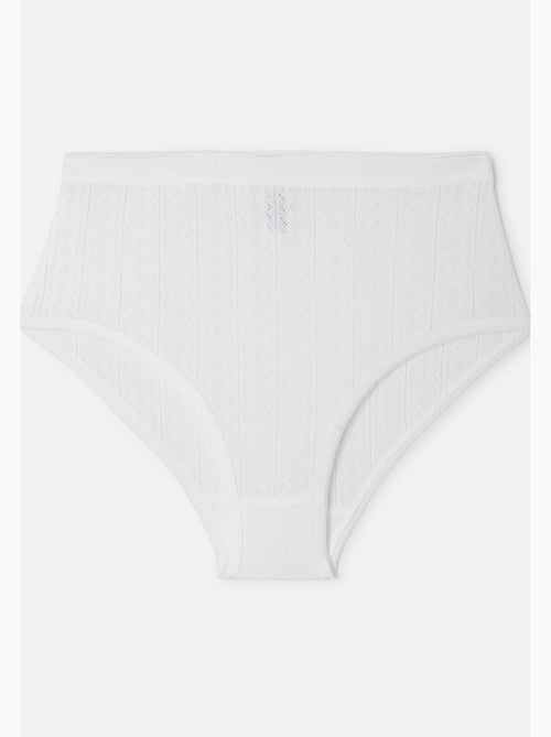 Lot de 3 culottes maxi maille pointelle - Damart - Kiabi