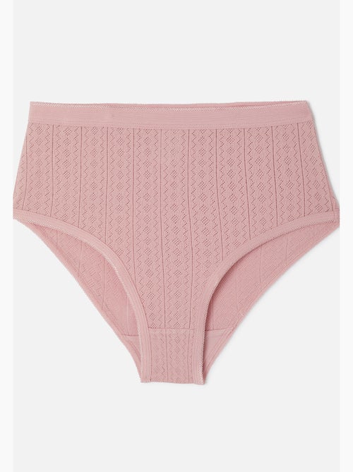 Lot de 3 culottes maxi maille pointelle - Damart - Kiabi