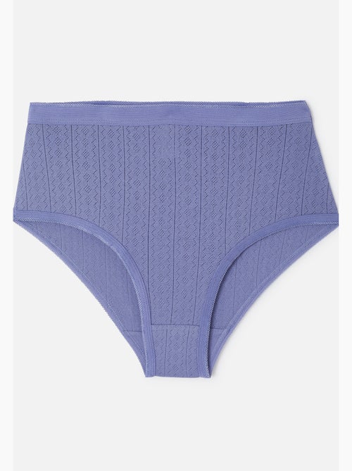 Lot de 3 culottes maxi maille pointelle - Damart - Kiabi