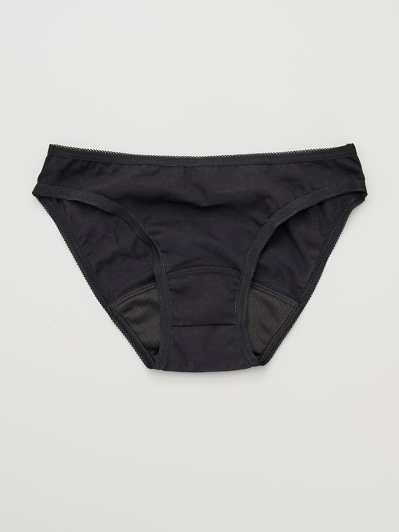 Sous-vêtements Période Règles Culottes Menstruelles Adolescentes HOTUT - Lot De 3 - Coton Absorbant Anti-fuite - Lavable - Taille 10-16 Ans Culotte Fille