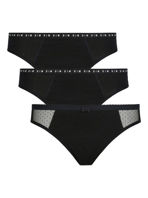 Lot de 3 culottes menstruelles pour flux moyen Dim Protect - Kiabi