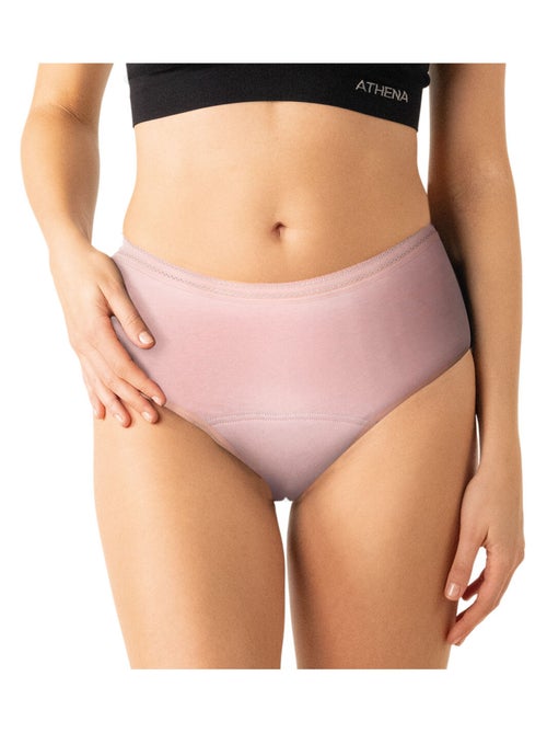 Lot de 3 culottes menstruelles taille haute femme Athena - Kiabi