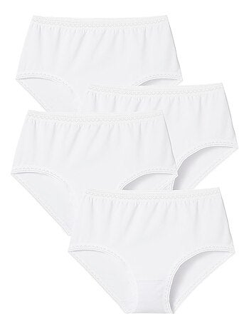 Lot de 3 culottes midi coton stretch + 1 GRATUITE - Damart