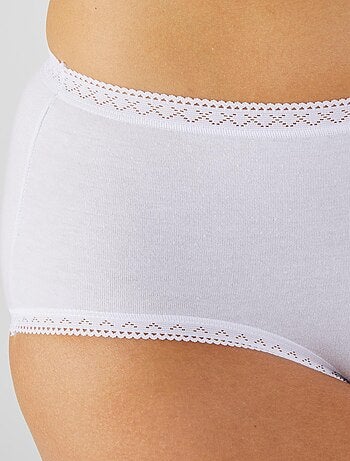 Lot de 3 culottes midi coton stretch + 1 GRATUITE - Damart