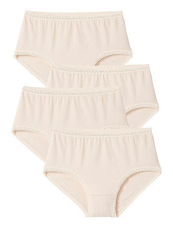 Lot de 3 culottes midi coton stretch + 1 GRATUITE - Damart